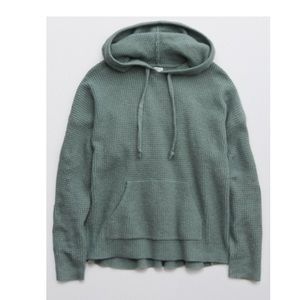 Aerie waffle hoodie